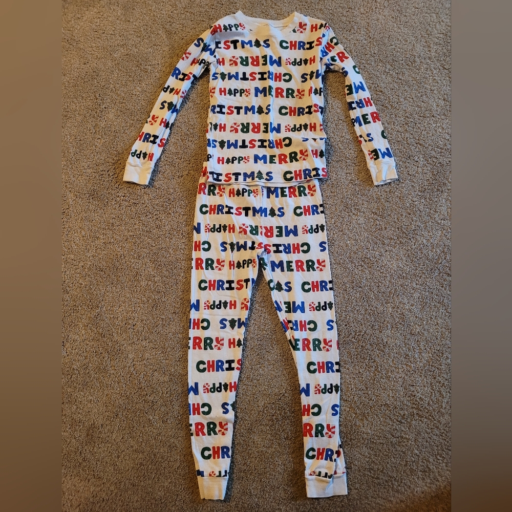 2 pair of cute holiday pajamas.